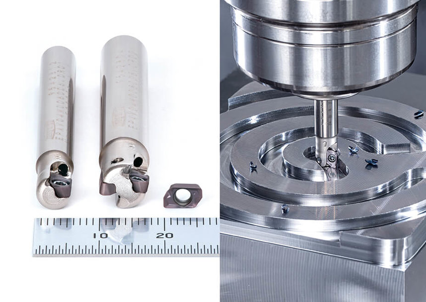 SMALL TUNGFORCE-REC04 SHOULDER MILLING CUTTER PROVIDES MAXIMUM PRODUCTIVITY